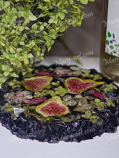 Подставка под горячее и холодное. Сушеные фрукты: инжир